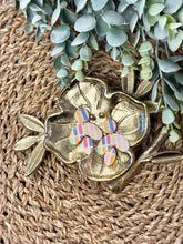 Load image into Gallery viewer, Organic Shaped Clay Earrings – Striped Elegance