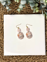 Load image into Gallery viewer, Floral Bunny Clay Earrings