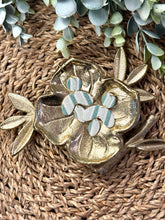 Load image into Gallery viewer, Organic Shaped Clay Earrings – Striped Elegance