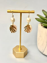 Load image into Gallery viewer, Coral Elegance Clay Earrings