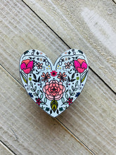 Load image into Gallery viewer, Hand Drawn floral heart - Sticker