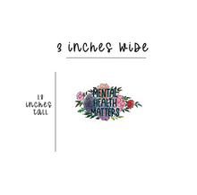 Load image into Gallery viewer, Mental Health Matters floral - sticker