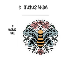 Load image into Gallery viewer, Floral Bee- Sticker