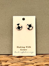 Load image into Gallery viewer, Checkered Stud