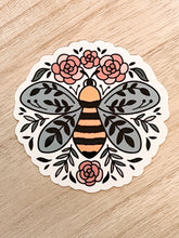 Load image into Gallery viewer, Floral Bee- Sticker