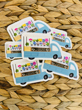 Load image into Gallery viewer, Flower Truck Sticker