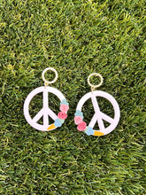 Load image into Gallery viewer, Floral Peace Earrings