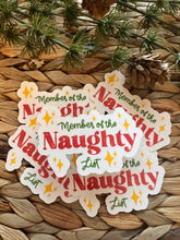 Load image into Gallery viewer, Naughty List - Sticker