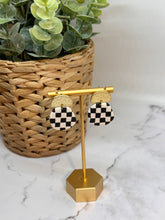 Load image into Gallery viewer, Black and white checkered circles