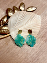 Load image into Gallery viewer, Seafoam Agate Earrings
