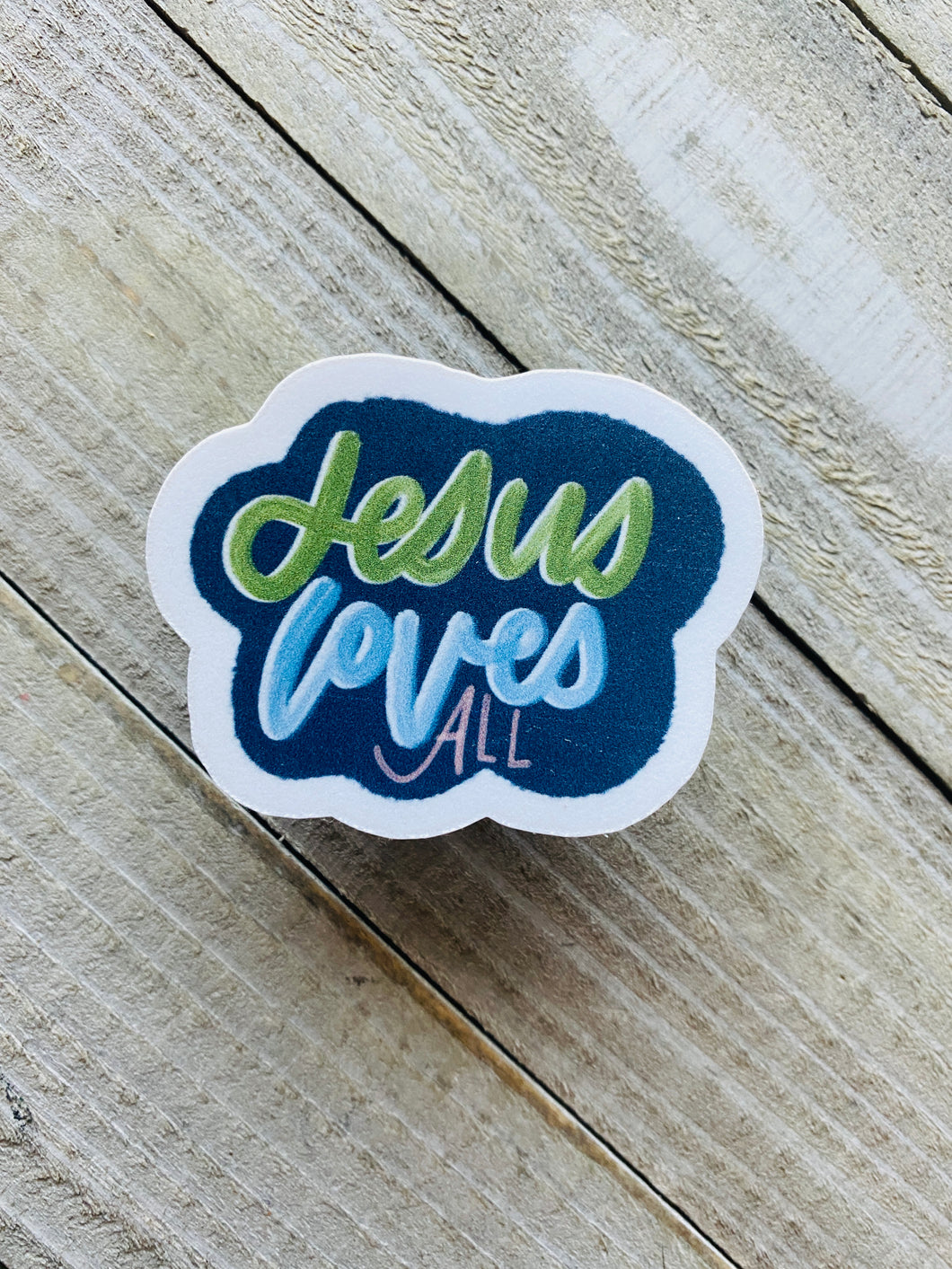 Jesus Loves All - Sticker