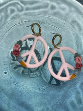 Load image into Gallery viewer, Floral Peace Earrings
