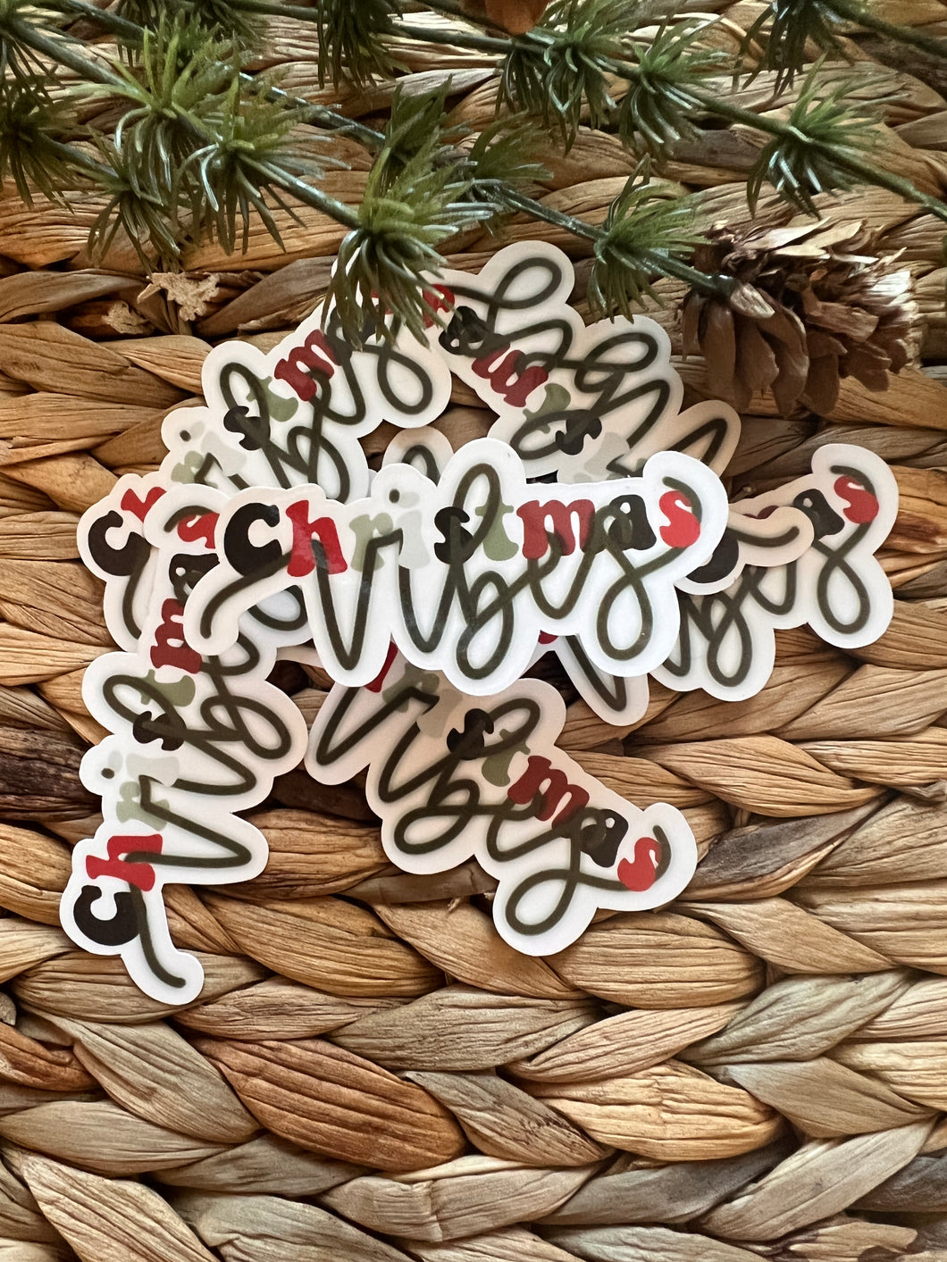 Christmas Vibes- Sticker