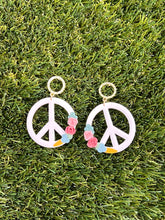 Load image into Gallery viewer, Floral Peace Earrings
