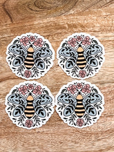 Load image into Gallery viewer, Floral Bee- Sticker
